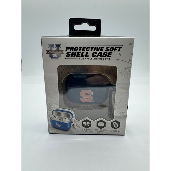 SOAR Collage Football Unisex Protective Case for Apple Airpods syracuse - Picture 1 of 3